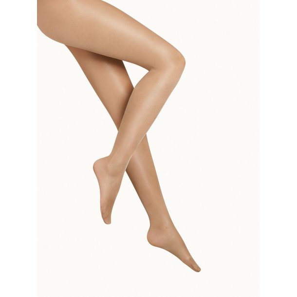 Wolford Satin Touch 20 Tights Sand Str mpebukser Gitte Munch