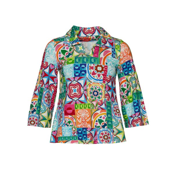 Du Milde Pitch and Patch Bluse M